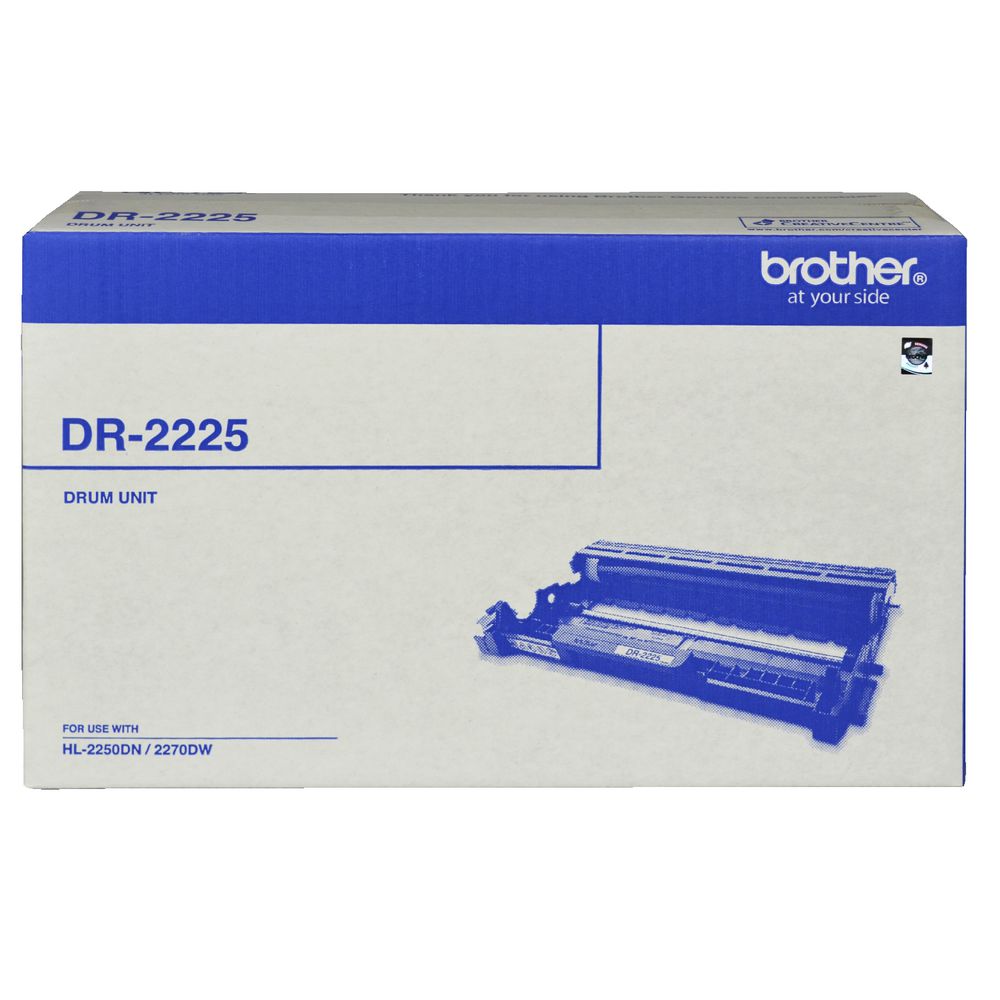 Brother DR-2225 Mono Laser Drum- HL-2130/2132/2240D/2242D/2250DN/2270DW, DCP-7055/7060D/7065DN, MFC-7360N/7362N/7460DN/7860DW- up to 12,000 pa Brother DR-2225 Mono Laser Drum- HL-2130/2132/2240D/2242D/2250DN/2270DW, DCP-7055/7060D/7065DN, MFC-7360N/7362N/7460DN/7860DW- up to 12,000 pa